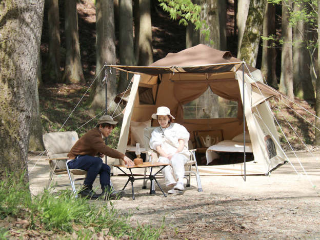 DoD Ouchi 4 person Tent - Brown-Goritta Works Sdn. Bhd. 202501017603 (1619017-X)