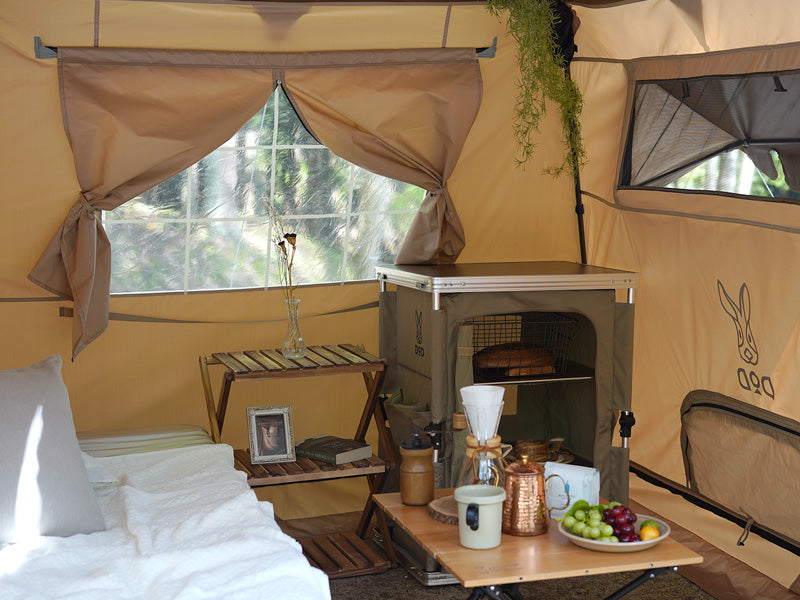 DoD Ouchi 4 person Tent - Brown-Goritta Works Sdn. Bhd. 202501017603 (1619017-X)