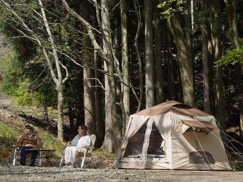 DoD Ouchi 4 person Tent - Brown-Goritta Works Sdn. Bhd. 202501017603 (1619017-X)