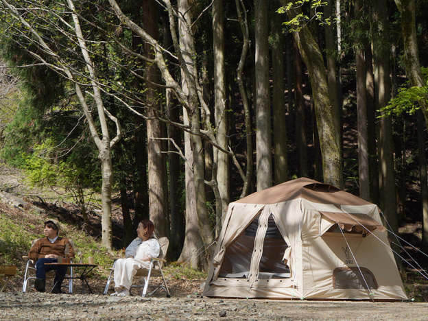 DoD Ouchi 4 person Tent - Brown-Goritta Works Sdn. Bhd. 202501017603 (1619017-X)
