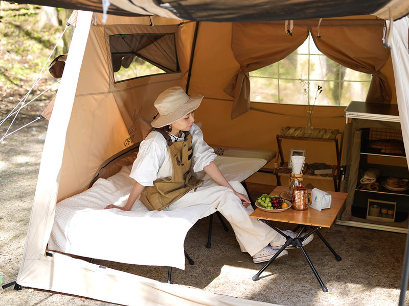 DoD Ouchi 4 person Tent - Brown-Goritta Works Sdn. Bhd. 202501017603 (1619017-X)