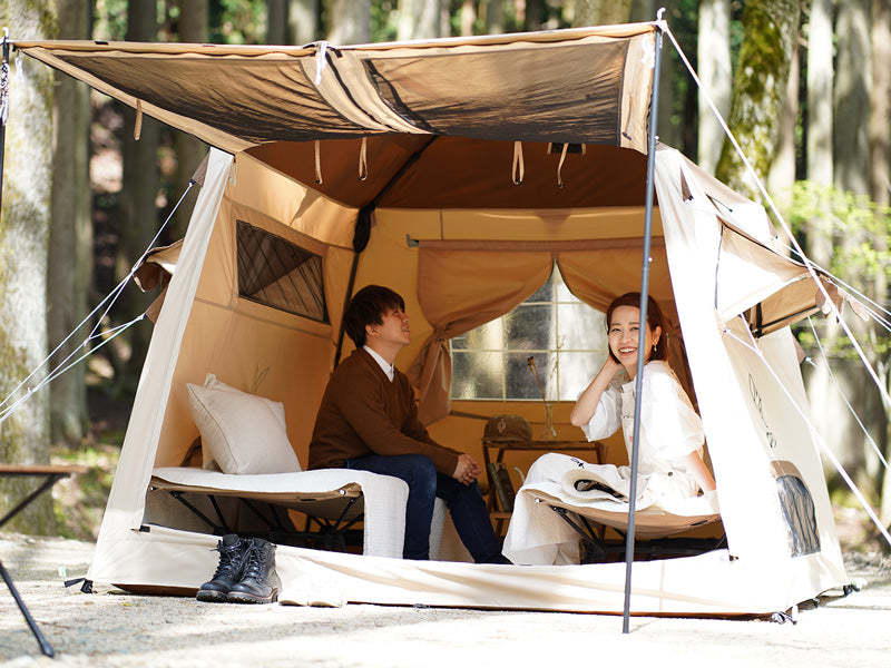 DoD Ouchi 4 person Tent - Brown-Goritta Works Sdn. Bhd. 202501017603 (1619017-X)