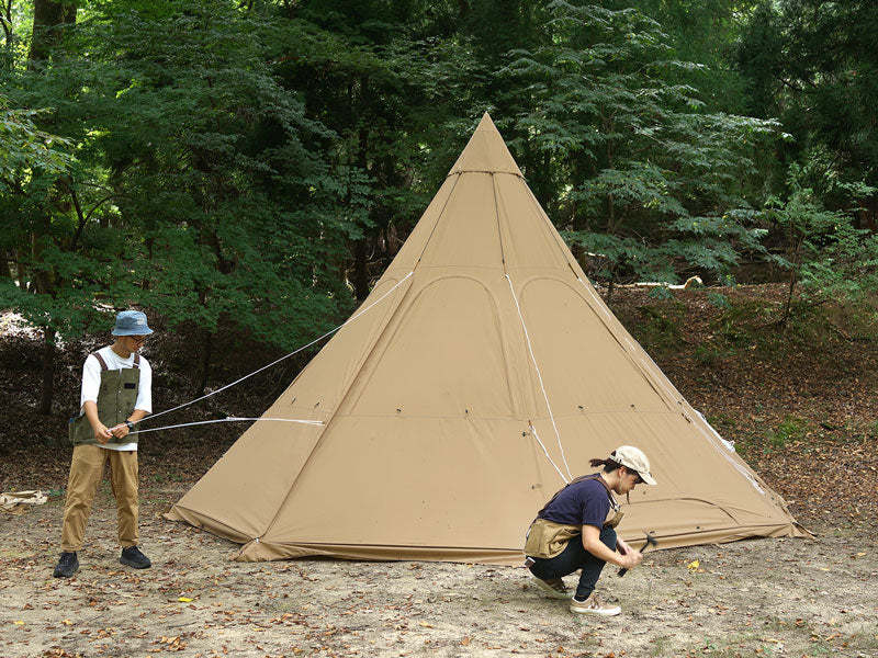 DoD Renkon 5-10 person Tent 2L - Khaki-Goritta Works Sdn. Bhd. 202501017603 (1619017-X)