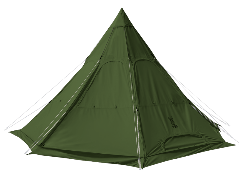 DoD Renkon 5-10 person Tent 2L - Khaki-Goritta Works Sdn. Bhd. 202501017603 (1619017-X)
