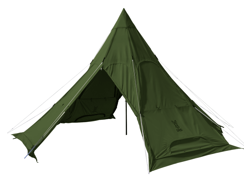 DoD Renkon 5-10 person Tent 2L - Khaki-Goritta Works Sdn. Bhd. 202501017603 (1619017-X)