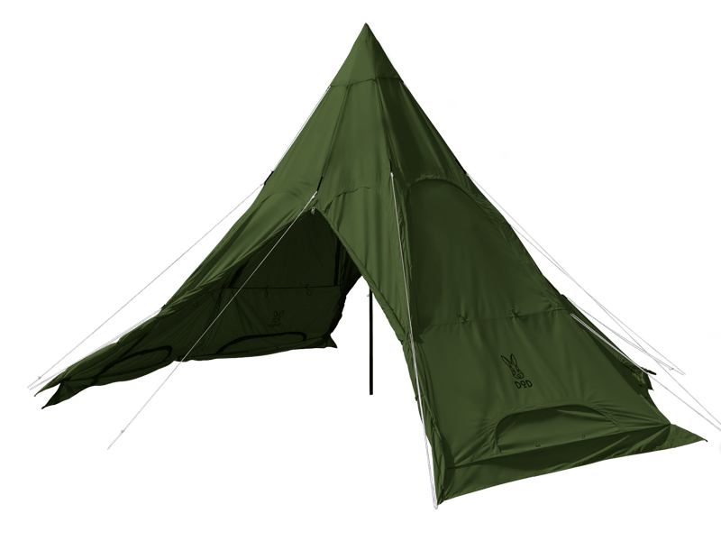 DoD Renkon 5-10 person Tent 2L - Khaki-Goritta Works Sdn. Bhd. 202501017603 (1619017-X)