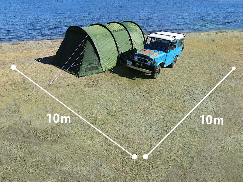 DoD Kamaboko 14 person Tent 3 L - Tan-Goritta Works Sdn. Bhd. 202501017603 (1619017-X)