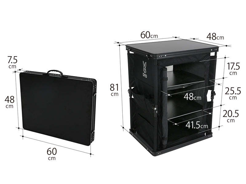 DoD Multi Kitchen Table - Black-Goritta Works Sdn. Bhd. 202501017603 (1619017-X)