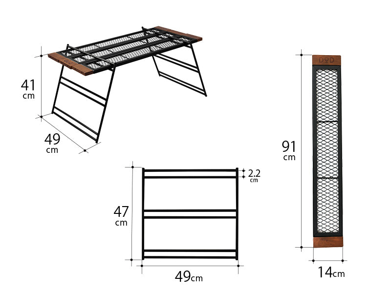DoD Tequila Table - Black-Goritta Works Sdn. Bhd. 202501017603 (1619017-X)