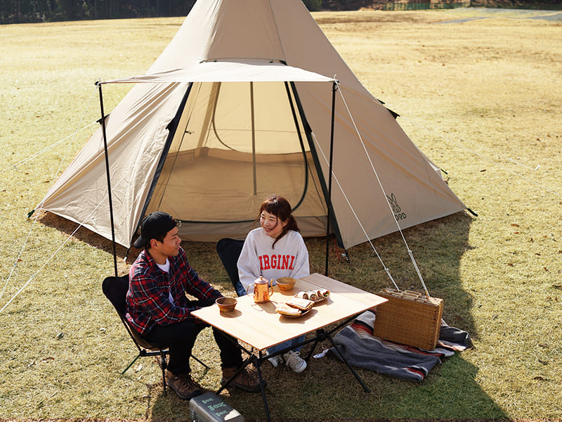 DoD One Pole 8 person Tent (L) - Tan – Goritta Works Sdn