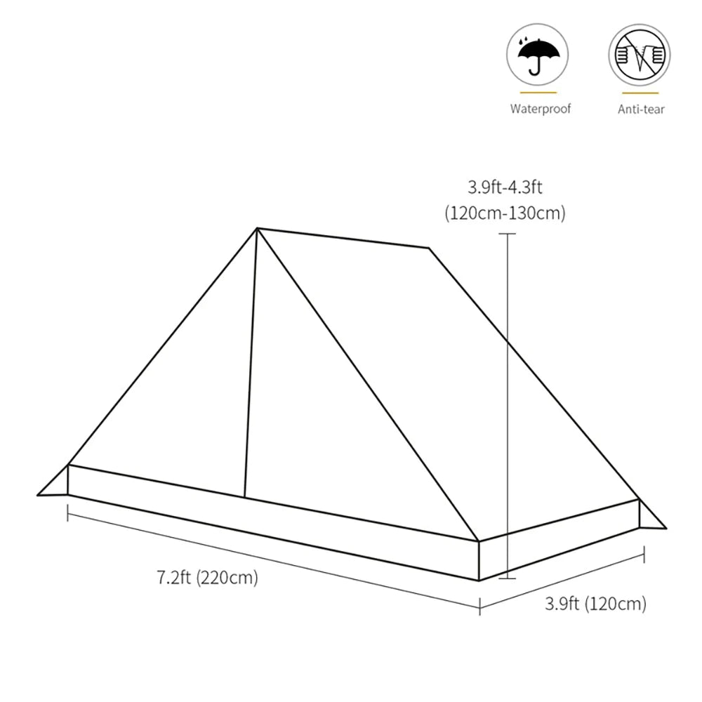 OneTigris Tangram UL Double 2 person tent-Goritta Works Sdn. Bhd. 202501017603 (1619017-X)