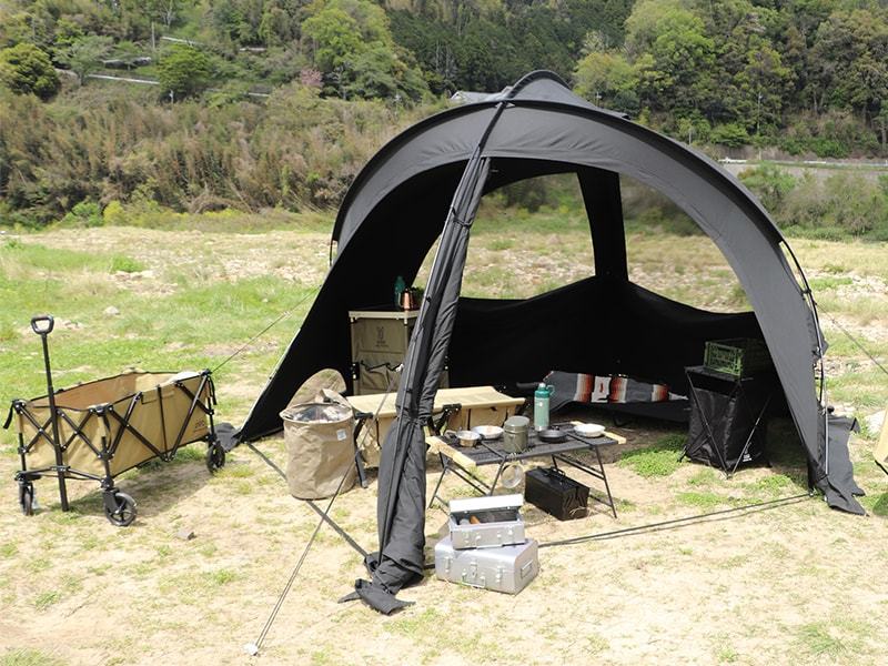 DoD Fire Base 8 person Tent - Black-Goritta Works Sdn. Bhd. 202501017603 (1619017-X)