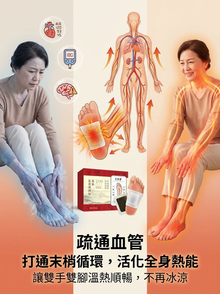 吳茱萸肉桂足底穴位貼