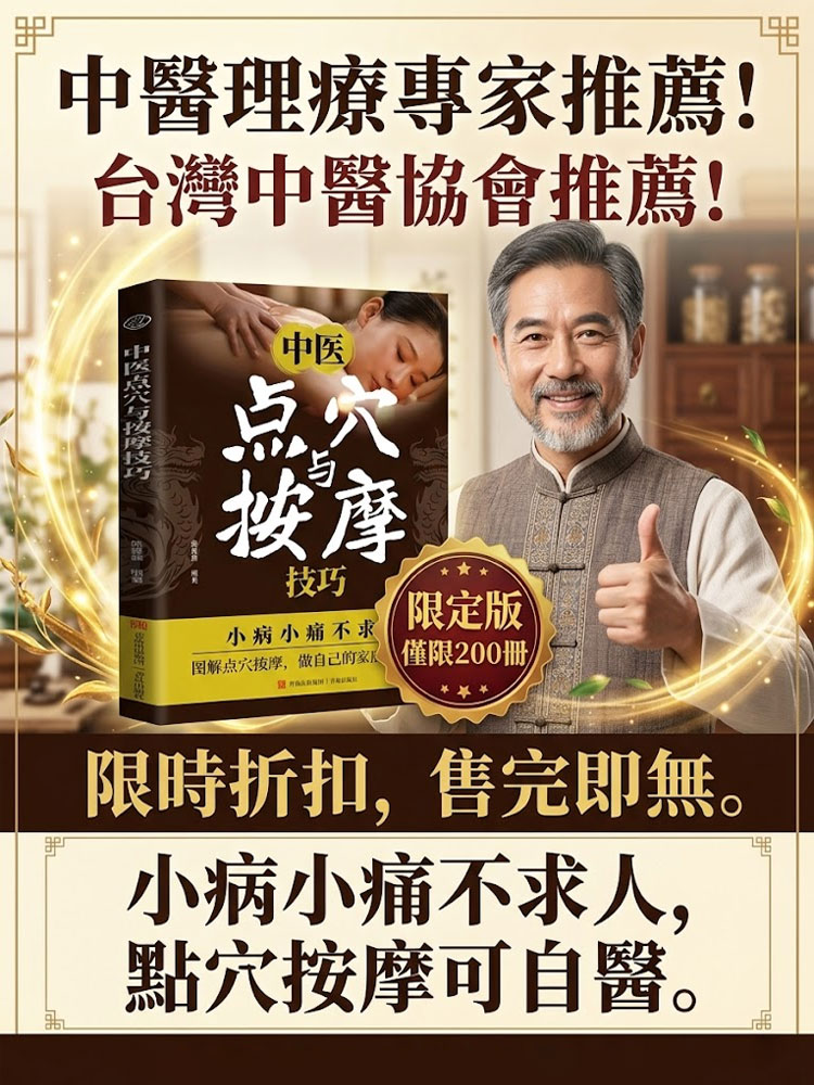 【養生祛疾 通經活絡】中醫點穴與按摩技巧