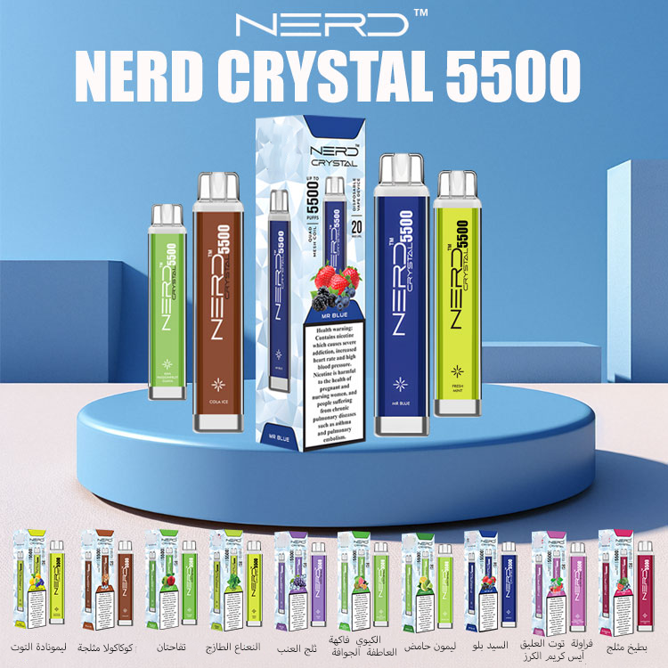 NERD CRYSTAL 5500-Züge Einweg E-Zigarette