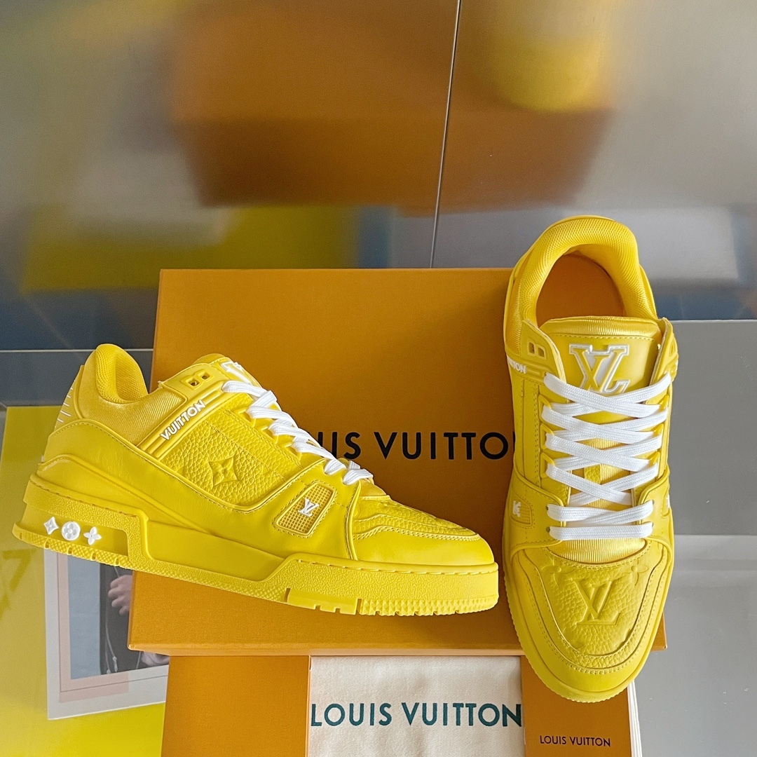LOUIS VUITTON SKATE シリーズ 23SS の新作トレーナースニーカー（スケートシューズ） カップル用