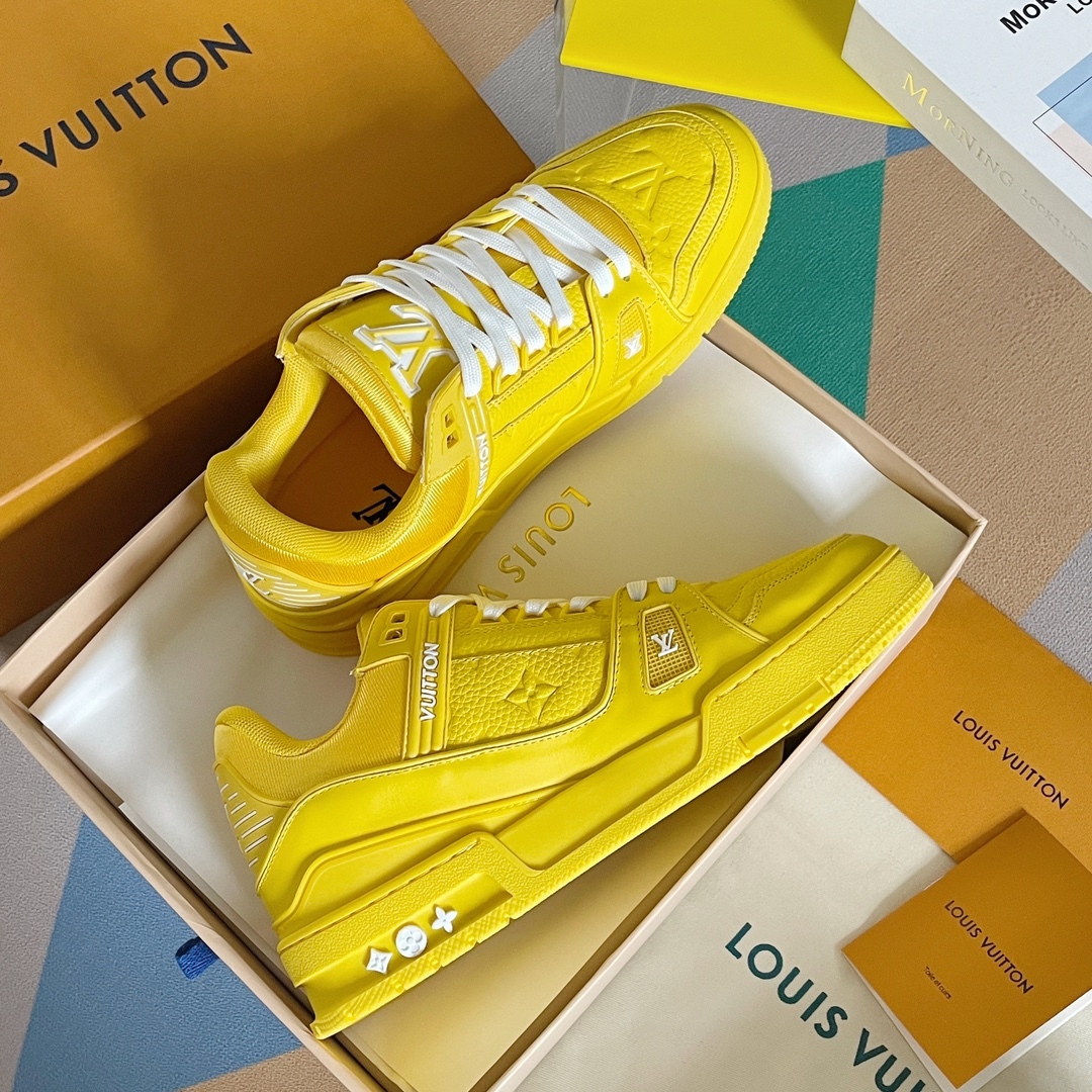 LOUIS VUITTON SKATE シリーズ 23SS の新作トレーナースニーカー（スケートシューズ） カップル用