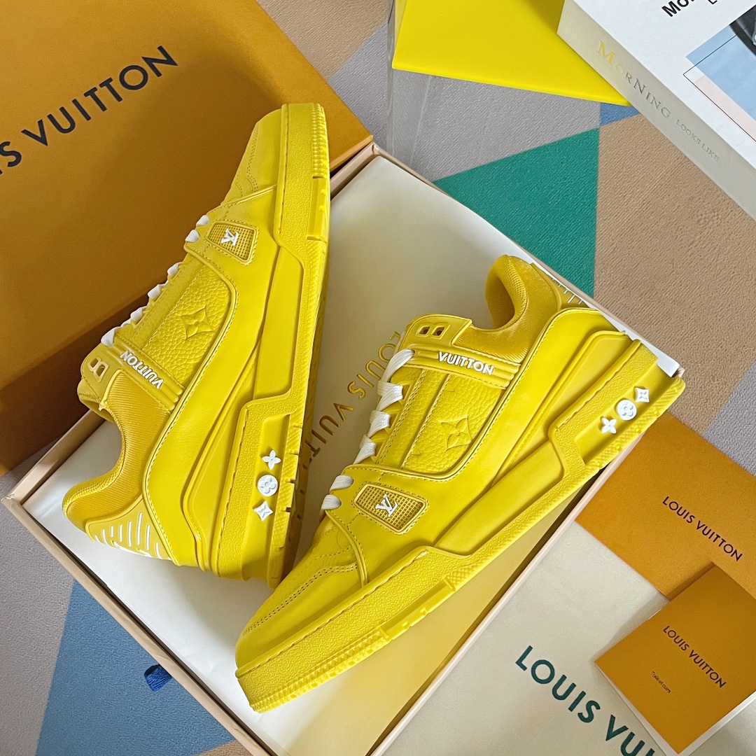 LOUIS VUITTON SKATE シリーズ 23SS の新作トレーナースニーカー（スケートシューズ） カップル用