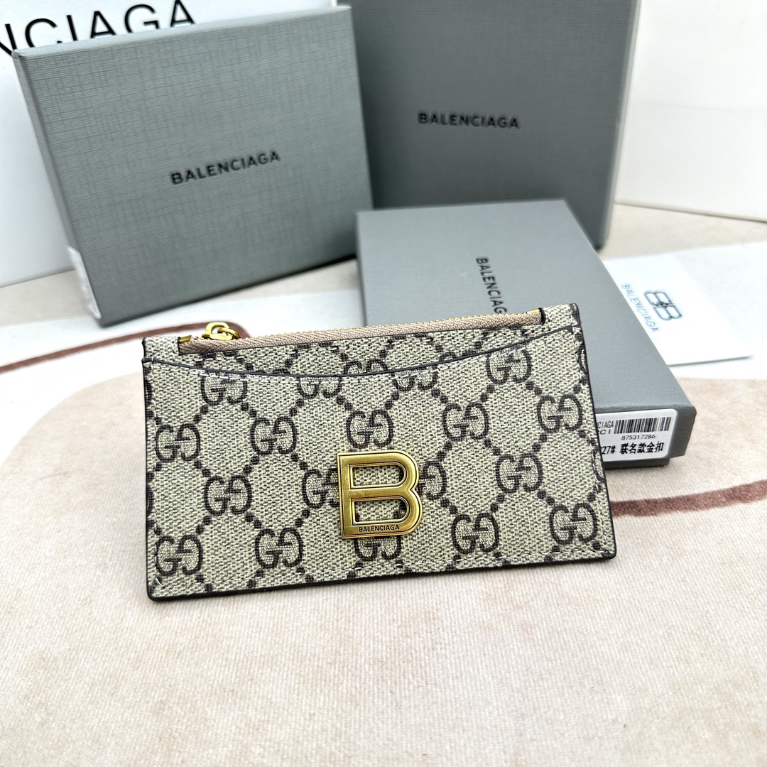バレンシアガ Balenciaga & Gucci コラボレーション クラシックウォレット 財布