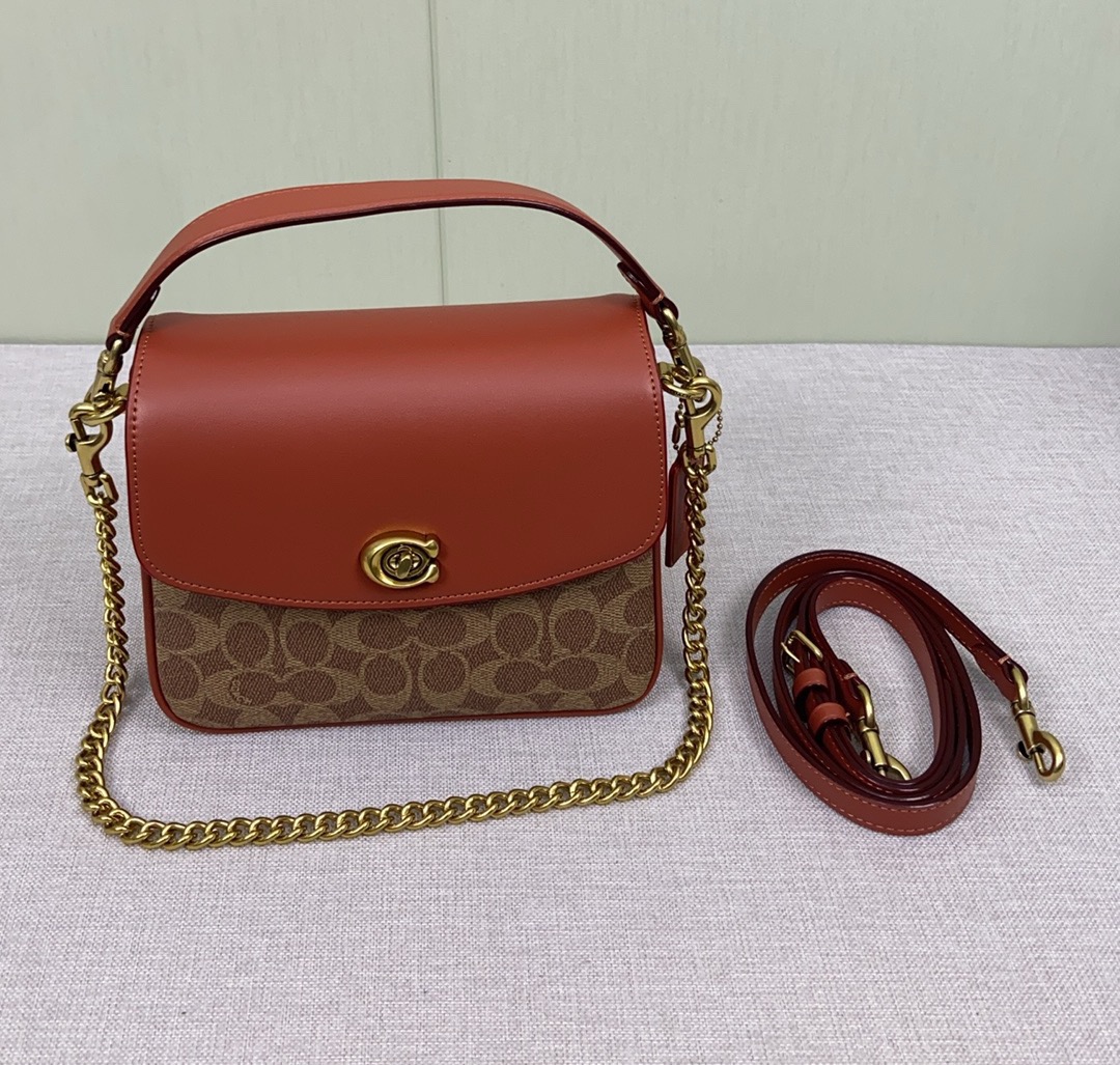 コーチ(Coach) キャシー クロスボディ バッグ 19・シグネチャー キャンバス CV436