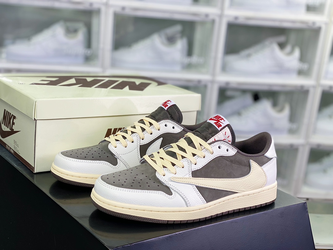 「コラボモデル」Nike Air Jordan 1 Low x Travis Scott「Sail and Ridgerock」