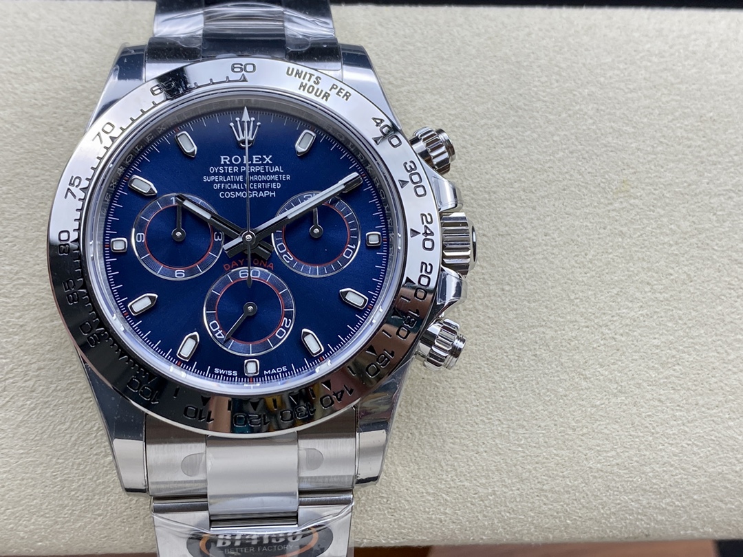 ロレックス「Rolex」Cosmograph Daytona Blue Dial 40mm