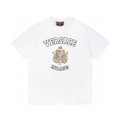 ヴェルサーチ「Versace」2024SS プレミアム プリントTシャツ
