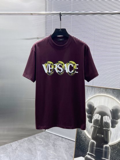 ヴェルサーチ「Versace」 2025SS リラックスフィット クルーネックTシャツ