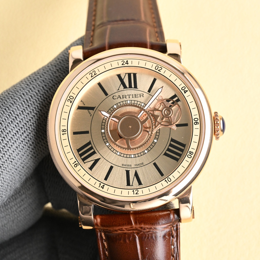 カルティエ「Cartier」CARTIERアースシリーズ腕時計45mm