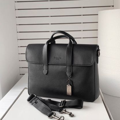 コーチ「Coach」 2022年新作 メンズフルレザー ビジネスバッグ