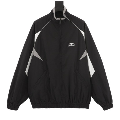 バレンシアガ「Balenciaga」クラッシュカラースタンドカラージャケット