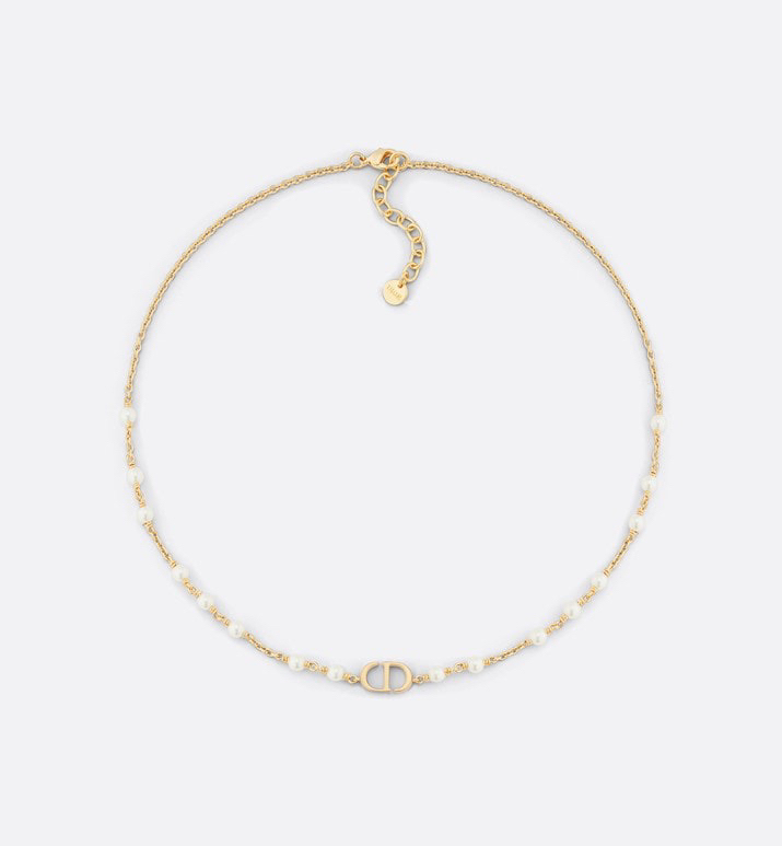 ディオール「Dior」30モンテーニュ パール ネックレス39-43.5cm