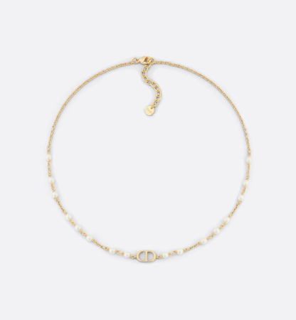 ディオール「Dior」30モンテーニュ パール ネックレス39-43.5cm