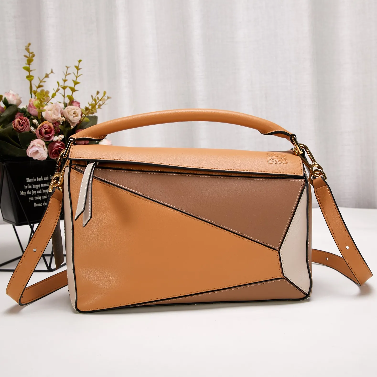 ロエベ「LOEWE」 Puzzle スモール ジオメトリック ショルダーバッグ