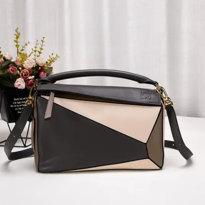 ロエベ「LOEWE」 Puzzle スモール ジオメトリック ショルダーバッグ