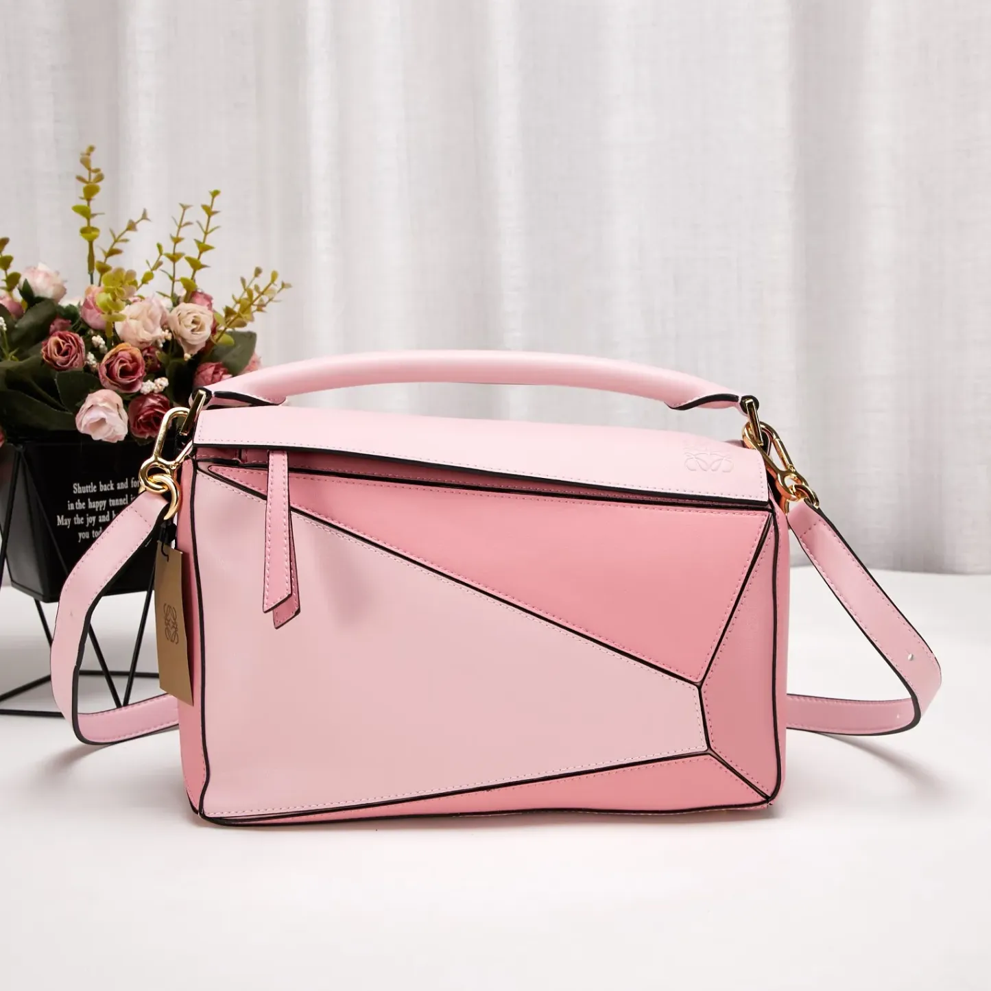 ロエベ「LOEWE」 Puzzle スモール ジオメトリック ショルダーバッグ