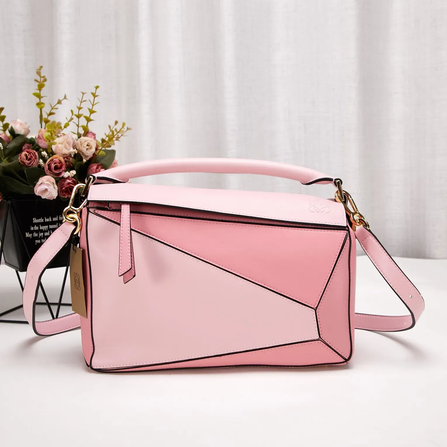 ロエベ「LOEWE」 Puzzle スモール ジオメトリック ショルダーバッグ