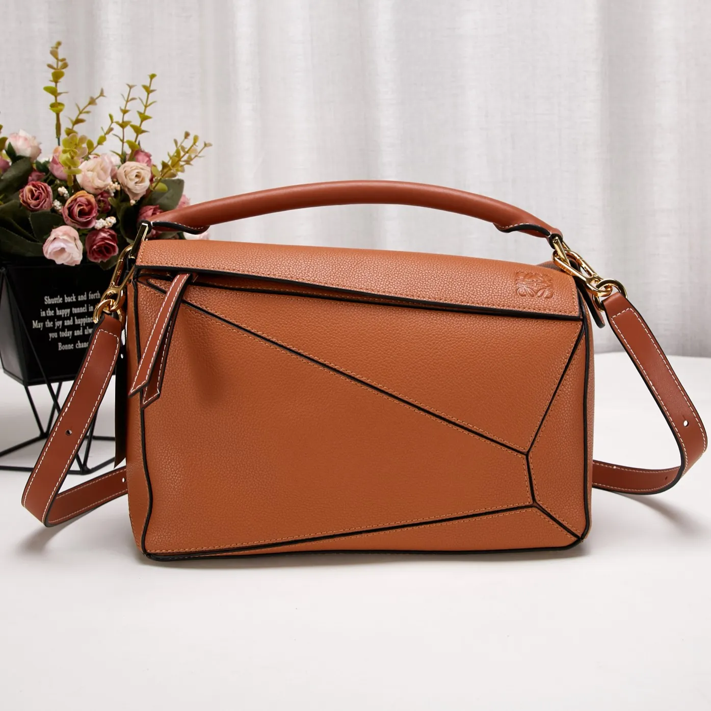 ロエベ「LOEWE」 Puzzle スモール ジオメトリック ショルダーバッグ