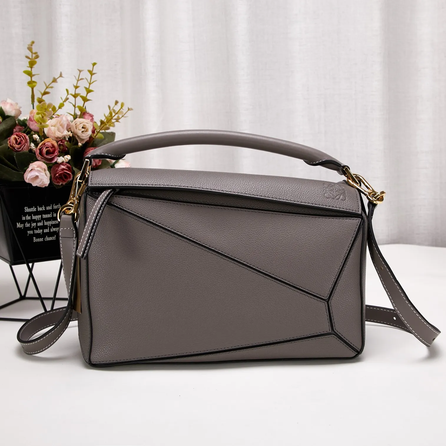 ロエベ「LOEWE」 Puzzle スモール ジオメトリック ショルダーバッグ