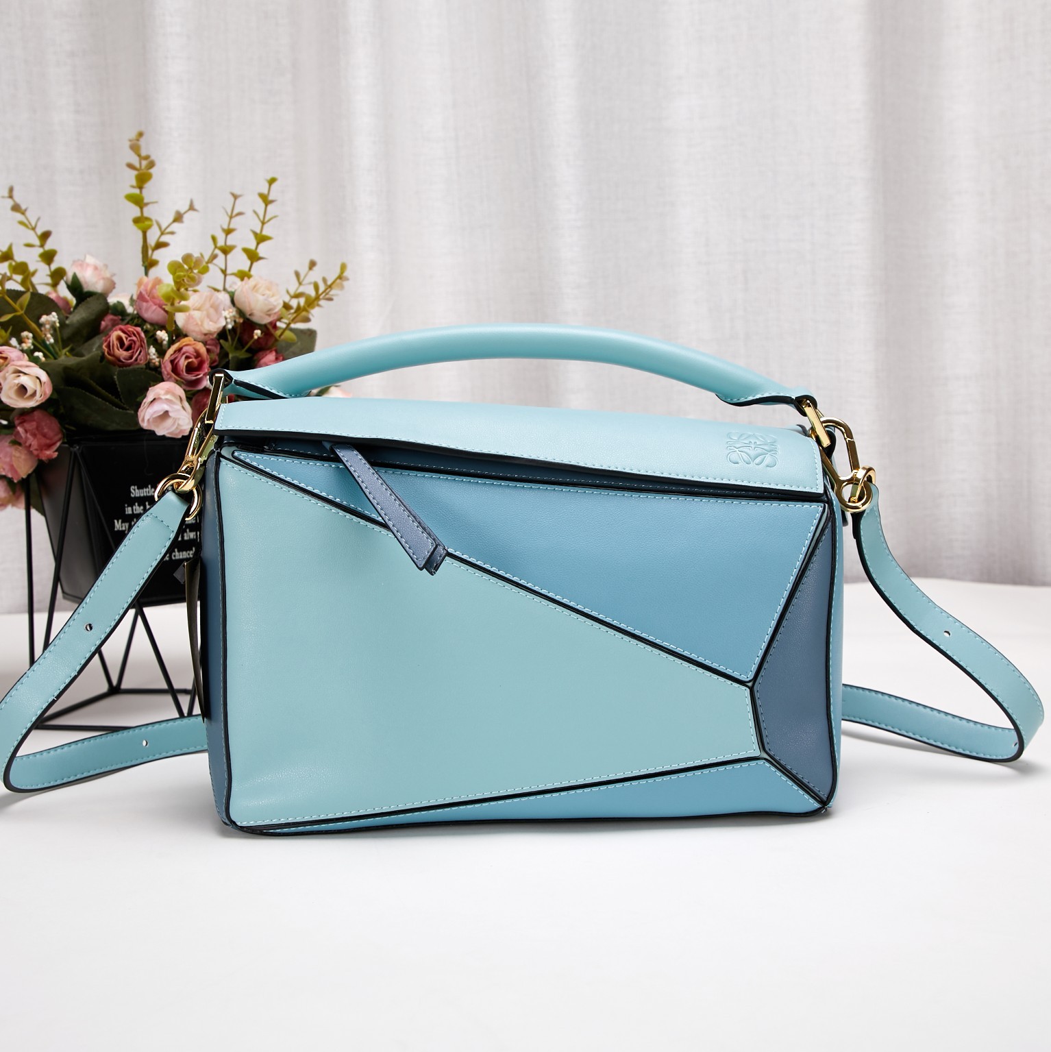 ロエベ「LOEWE」 Puzzle スモール ジオメトリック ショルダーバッグ