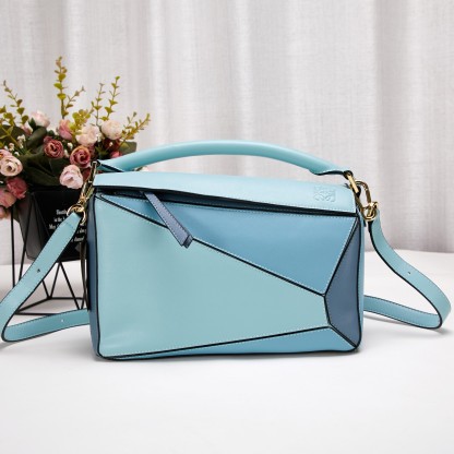 ロエベ「LOEWE」 Puzzle スモール ジオメトリック ショルダーバッグ