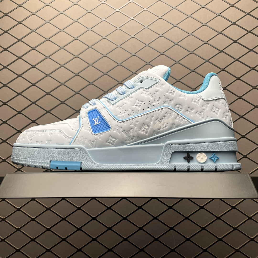 「コラボモデル」Louis Vuitton x Trainer ローカットスニーカー