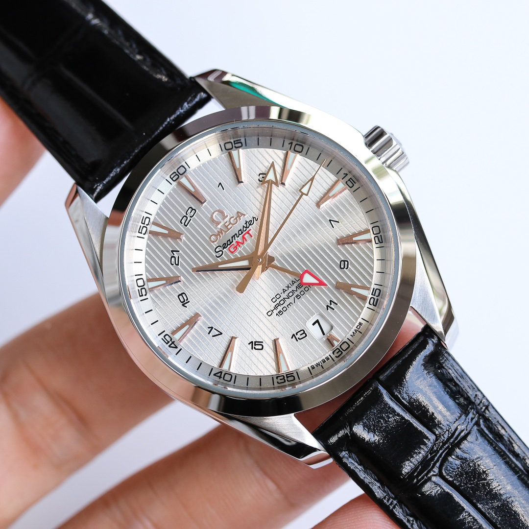 オメガ「Omega」Aqua Terra GMT 150M 41 mm