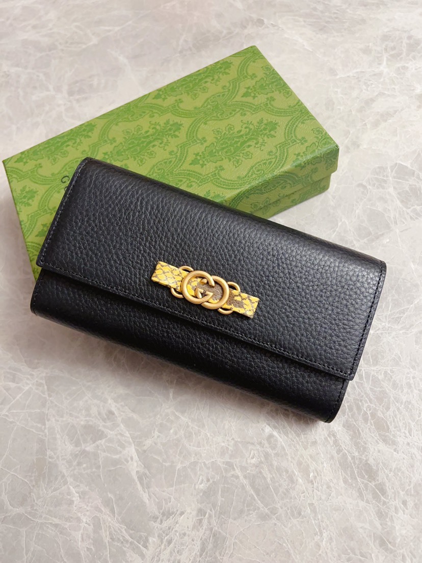 グッチ「Gucci」オフィディア GG コンチネンタルウォレット 3色