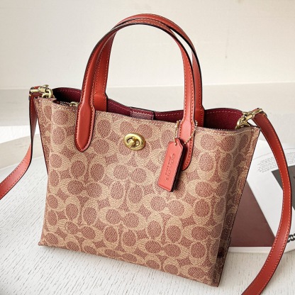 コーチ「Coach」 Willow Tote 24 シリーズ レディース ミニトートバッグ