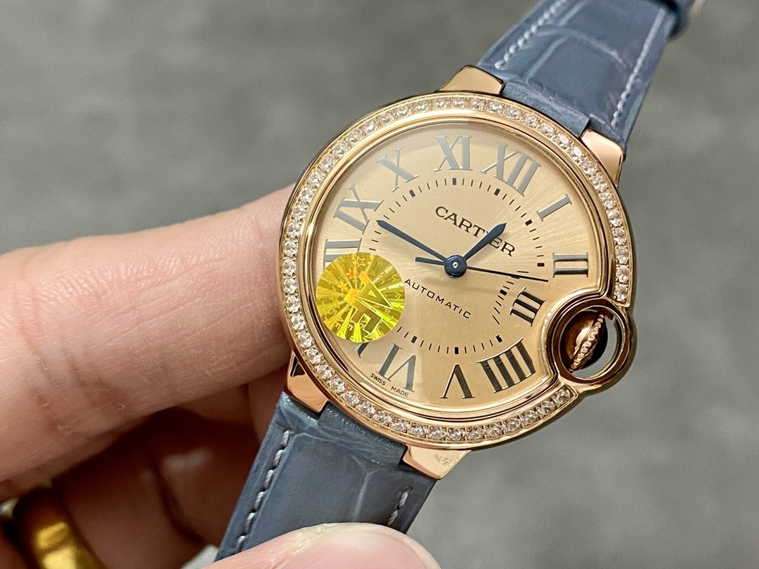 カルティエ［Cartier］バロン ブリュ 33mm 自動巻き