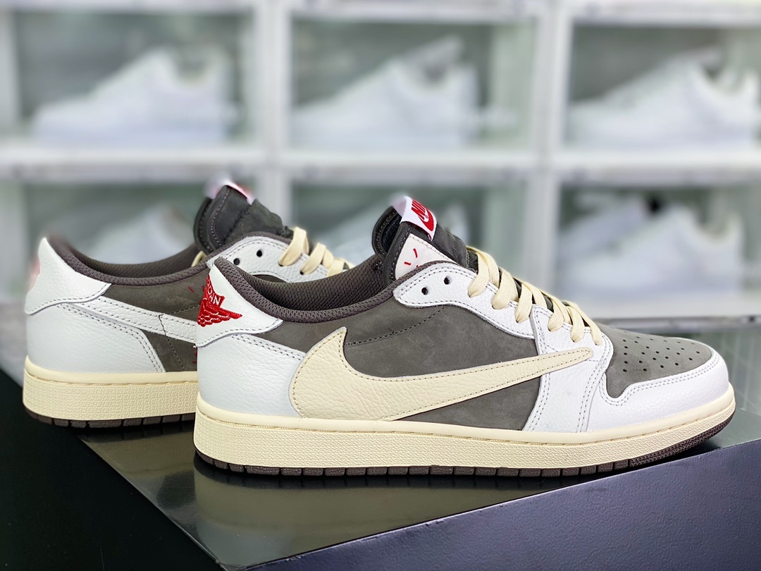 「コラボモデル」Nike Air Jordan 1 Low x Travis Scott「Sail and Ridgerock」