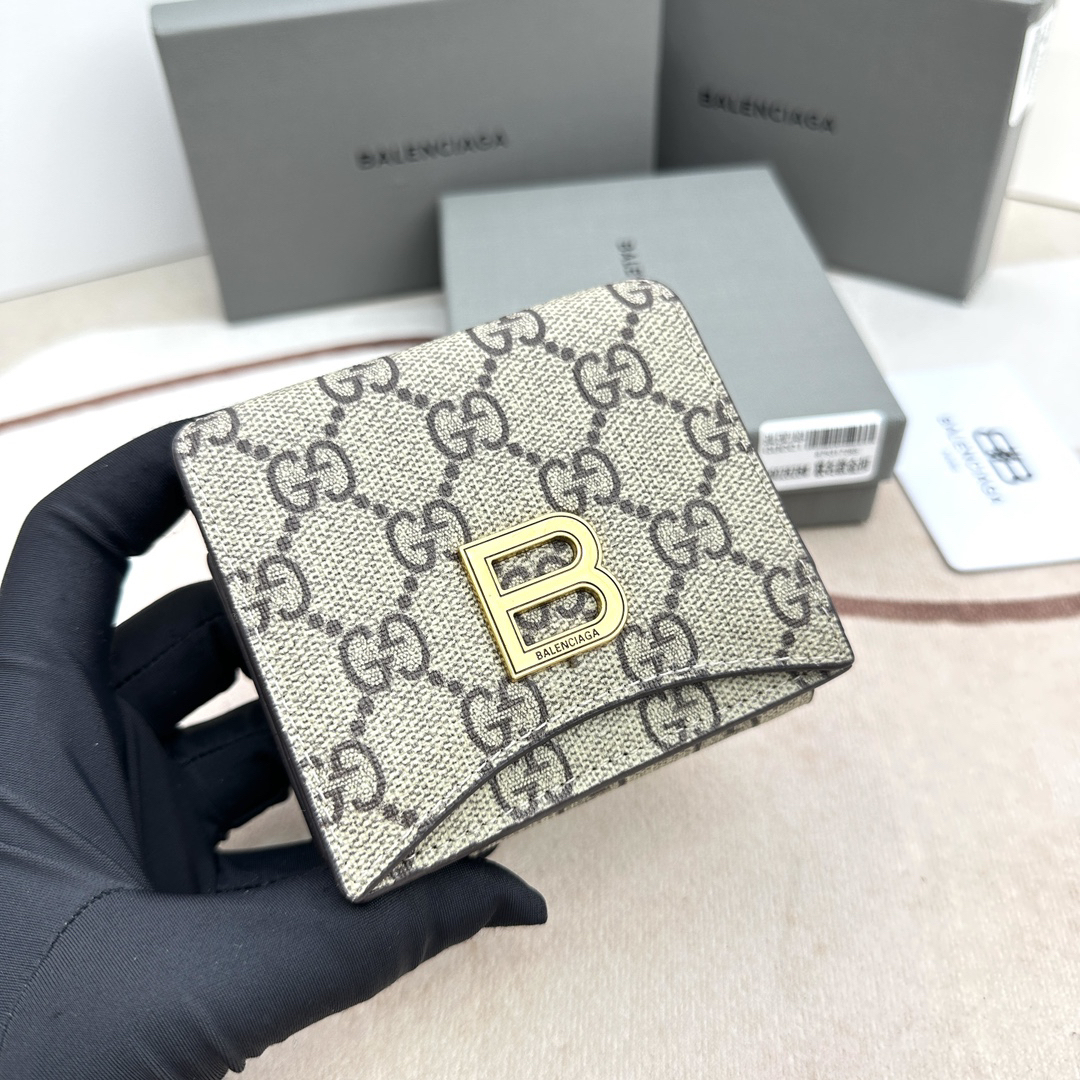 バレンシアガ Balenciaga & Gucci コラボレーション クラシックウォレット 財布