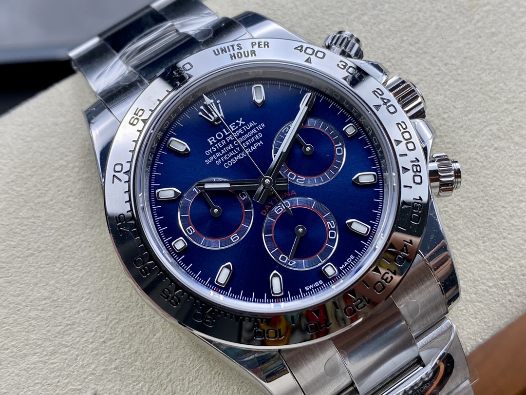 ロレックス「Rolex」Cosmograph Daytona Blue Dial 40mm
