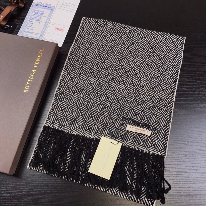 ボッテガ ヴェネタ「Bottega Veneta」 メンズ プレミアム キャシュミール マフラー170*32CM